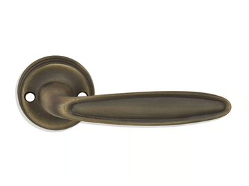 OVALE - Bronze door handle by GIARA ART DESIGN-BRONZE - view 2